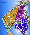 Mapa de Cartagena, Colombia